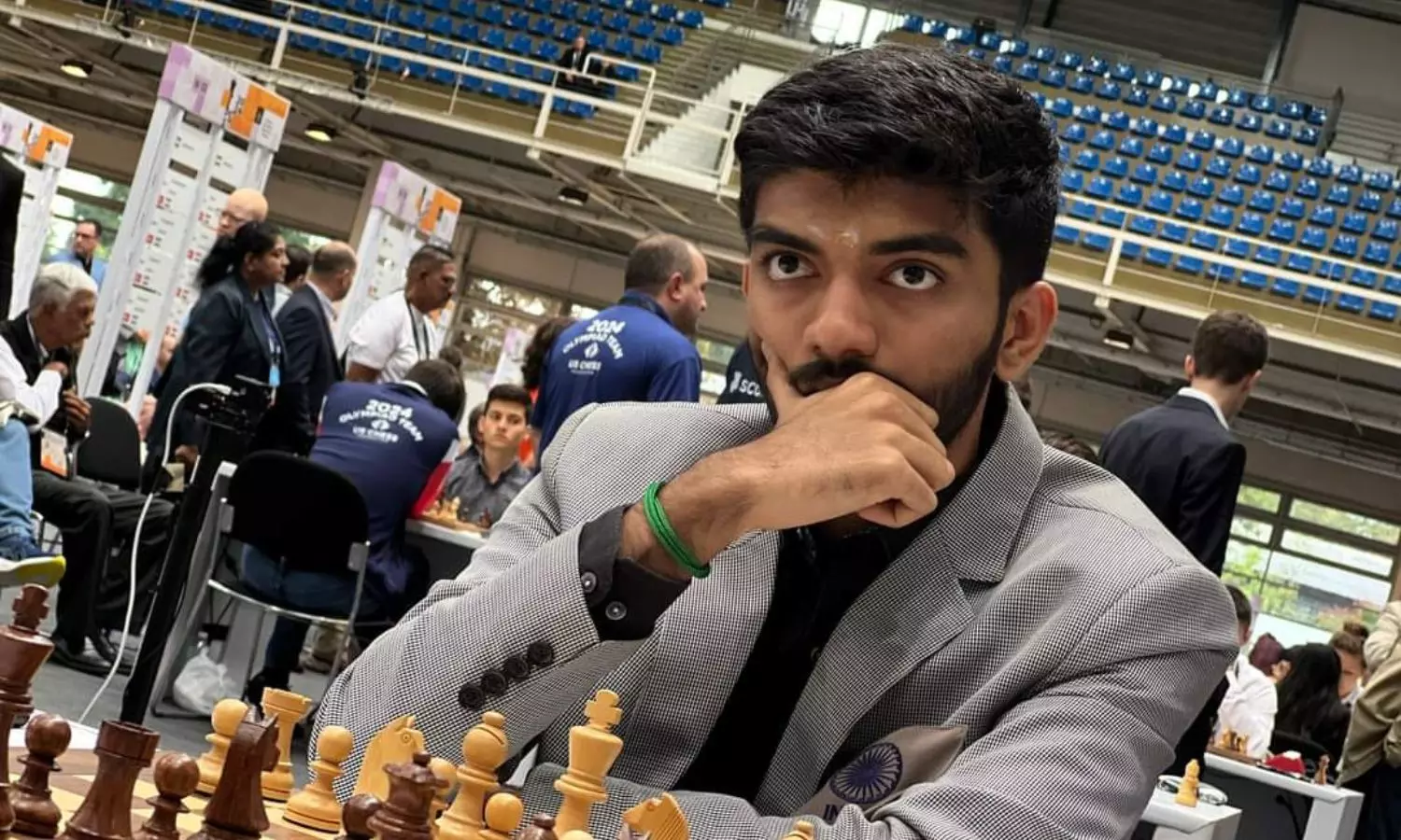 Gukesh at Chess Olympiad 2024